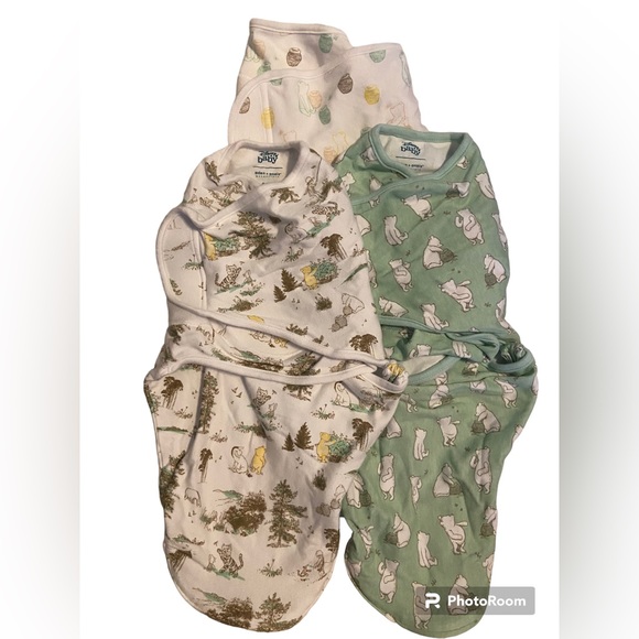 NWOT - NEVER USED. aden & anais Easy Swaddle Wrap, Winnie the Pooh, 0-3 Months. - Picture 2 of 3